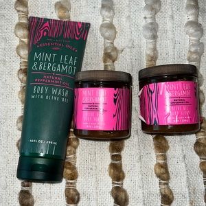 Mint Leaf & Bergamot Body Wash and Scrub (2)